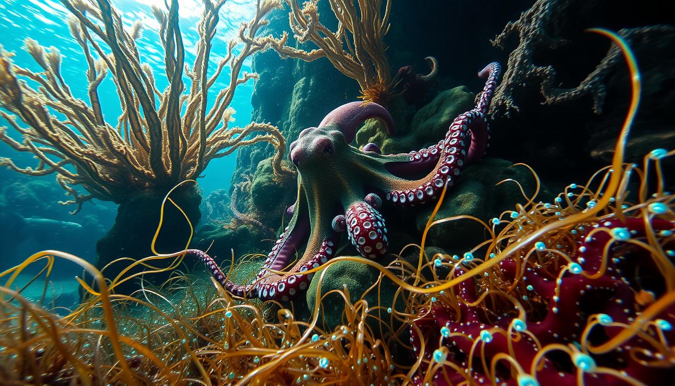 pacific octopus camouflage