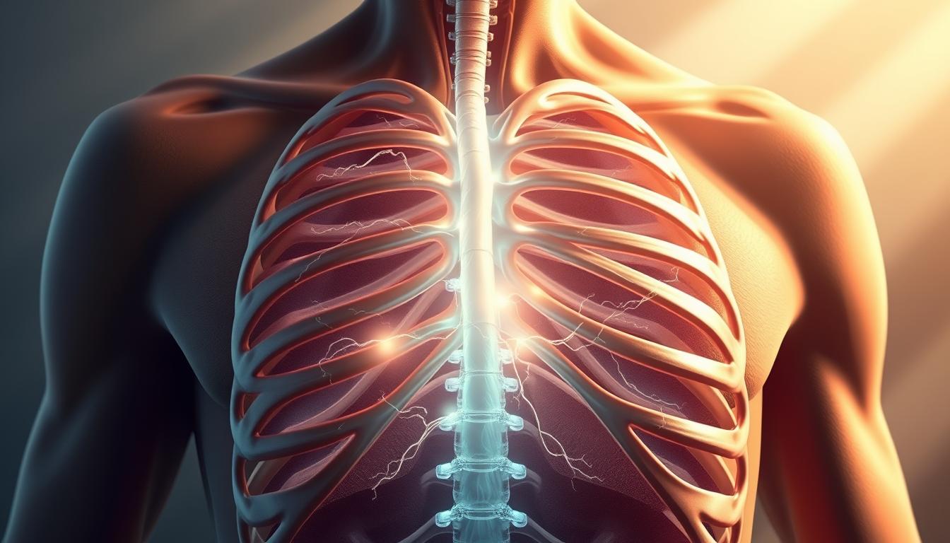During deep breathing, the vagus nerve might emit micro-acoustic signals