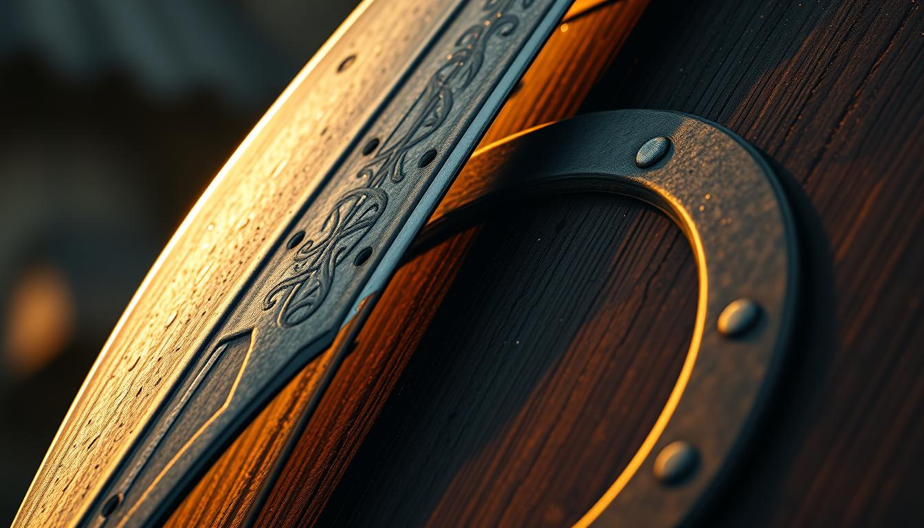 Celtic swords impact absorption