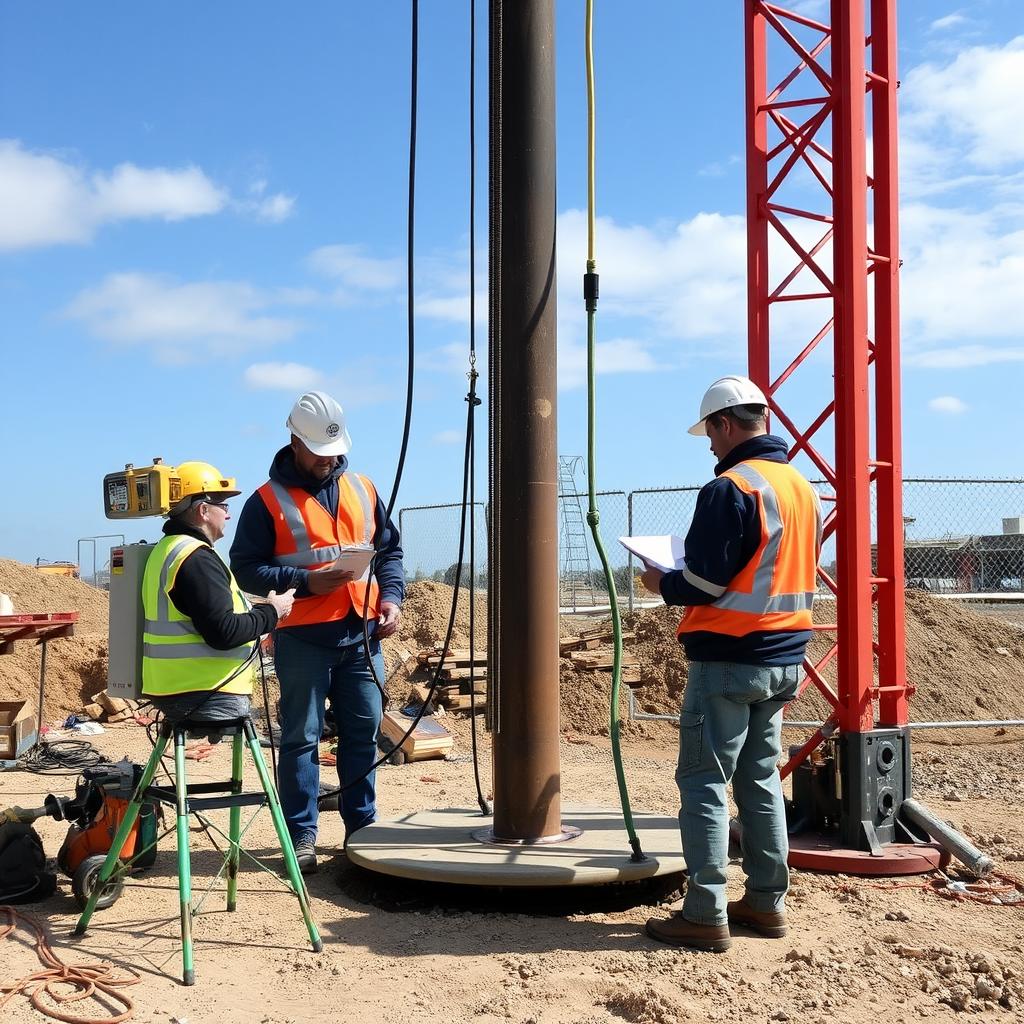 Bore Pile Hydraulic 10 Pengujian kualitas bore pile setelah pengerjaan