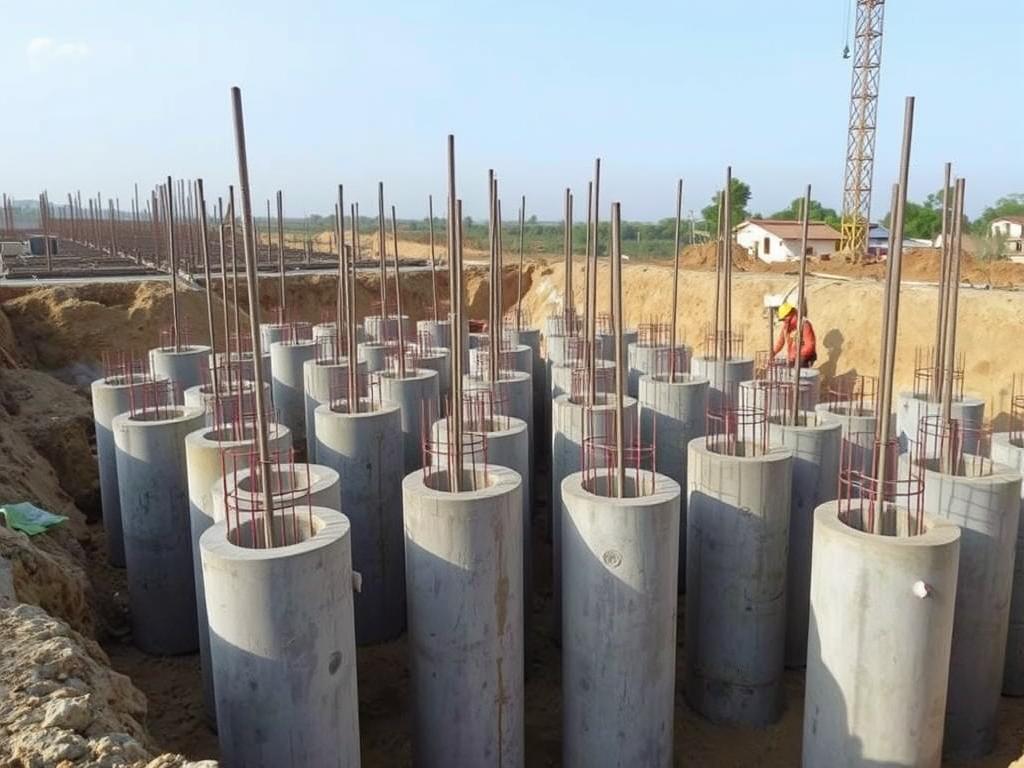 Jasa Bore Pile Lamongan 13 Hasil pondasi bore pile yang kokoh di Lamongan