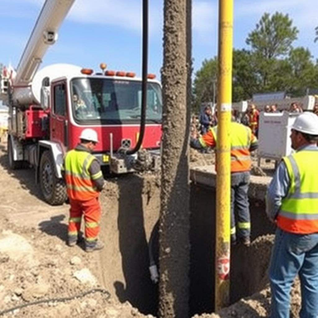 Bore Pile Hydraulic 9 Proses pengecoran beton untuk bore pile hydraulic