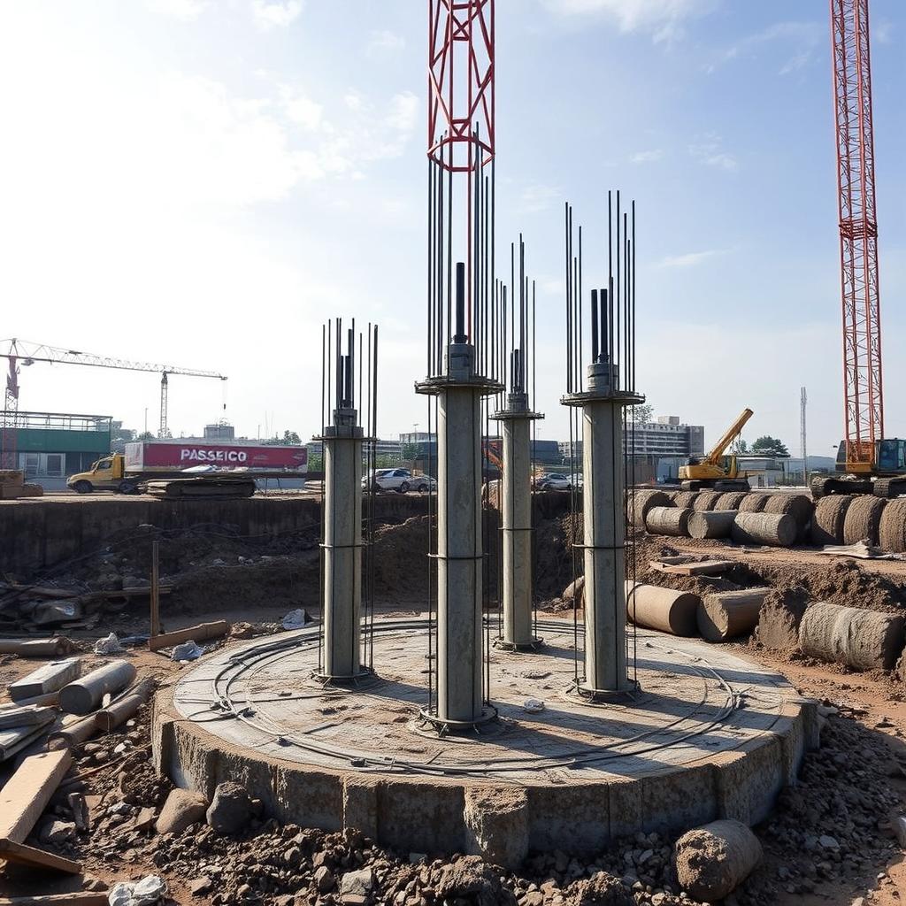 Bore Pile Manual (Strauss Pile) 9 Proyek pondasi Bore Pile Manual untuk gudang di Tangerang