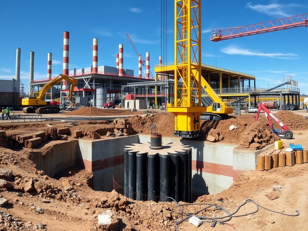 Bore Pile Hydraulic 14 Penggunaan Bore Pile Hydraulic untuk fasilitas industri