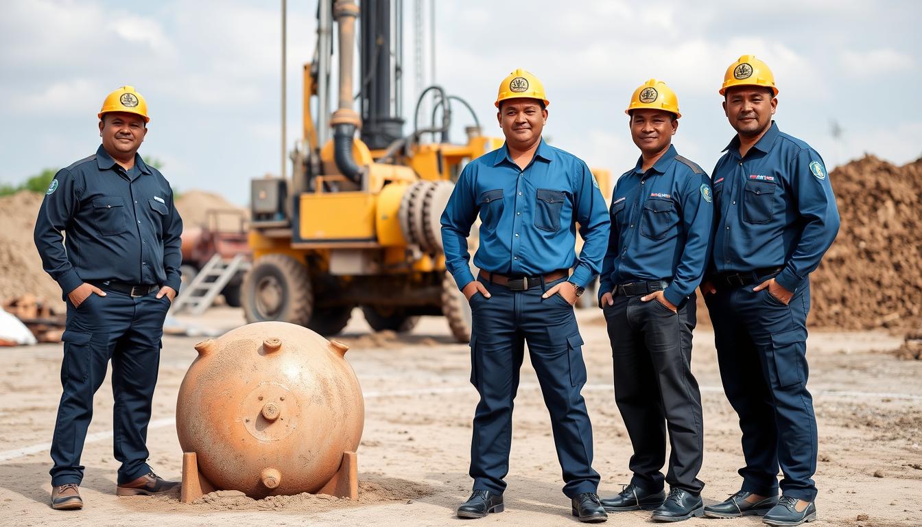 Bore Pile Manual (Strauss Pile) 11 Tim Jasa Bore Pile Manual dan Strauss Pile Hadiningrat Corp siap melayani proyek Anda