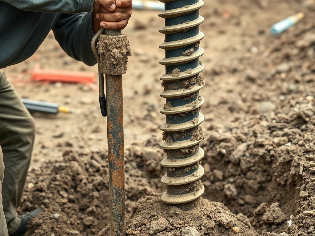 Bore Pile Manual (Strauss Pile) 3 Proses pengeboran Jasa Bore Pile Manual dengan tenaga manusia
