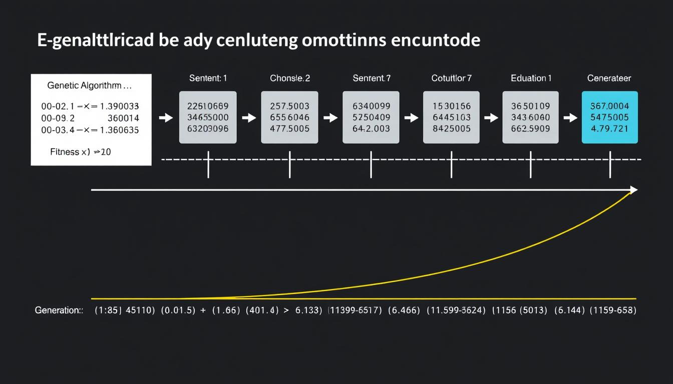 Genetic Algorithm evolution process optimizing BMS parameters