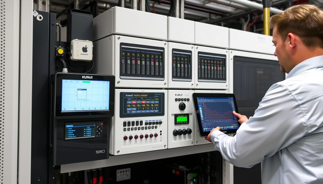 Data center using LiFePO4 batteries with advanced BMS for backup power