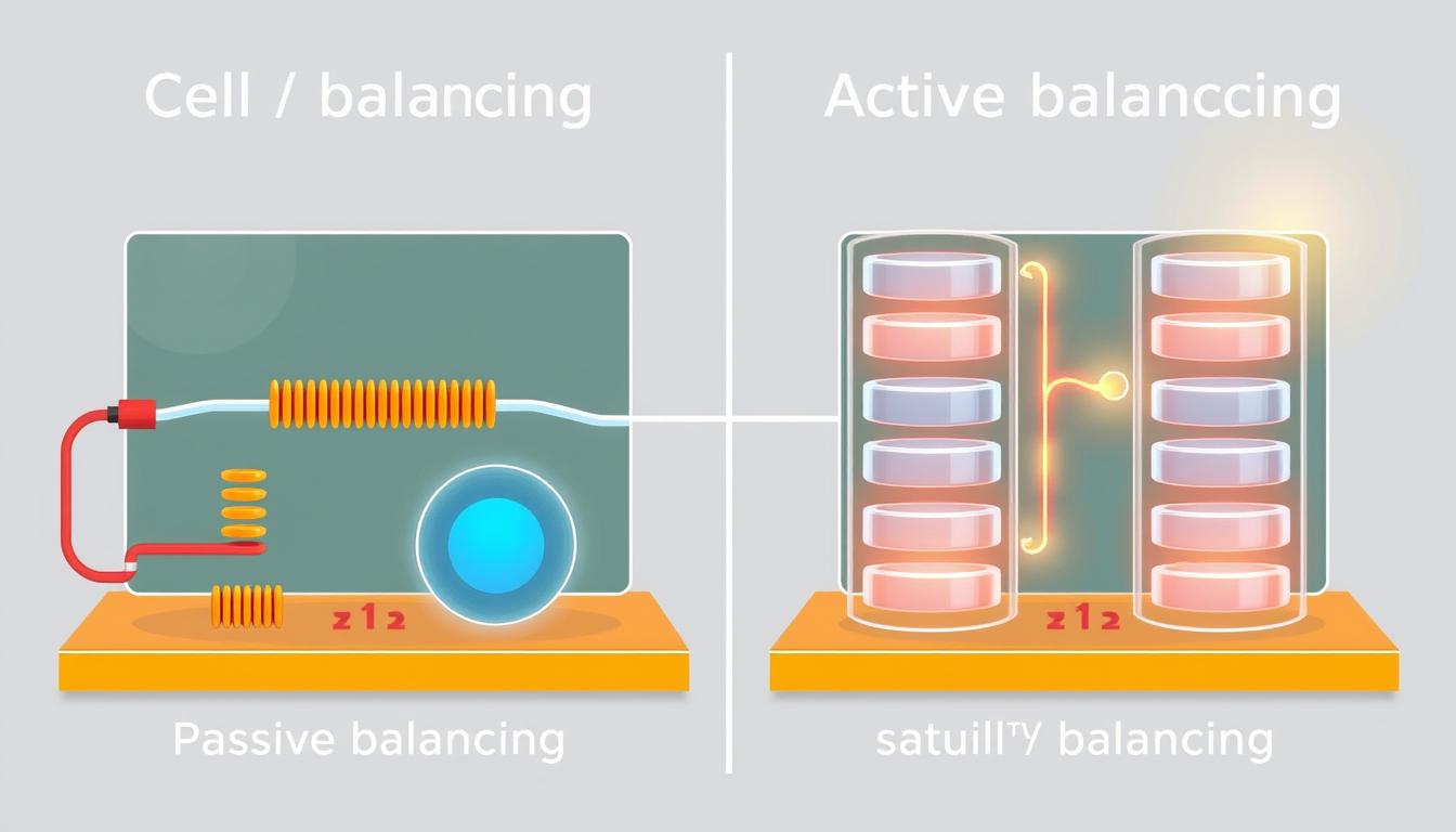Cell balancing visualization in a smart BMS system