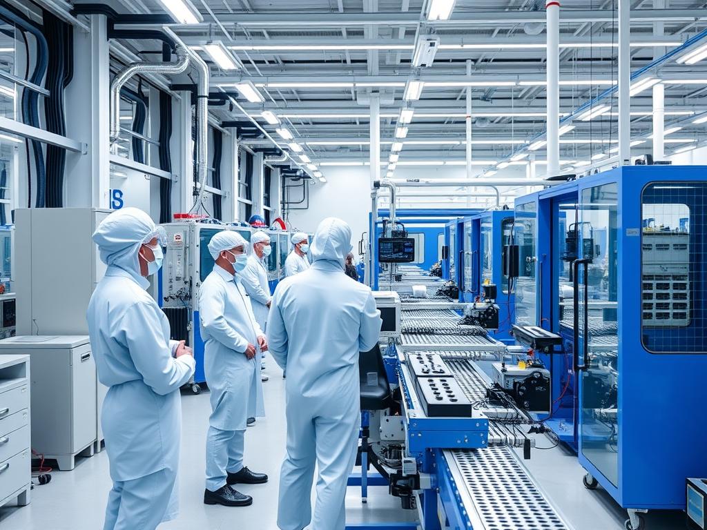 Ayaa Technology BMS manufacturing facility with advanced production line