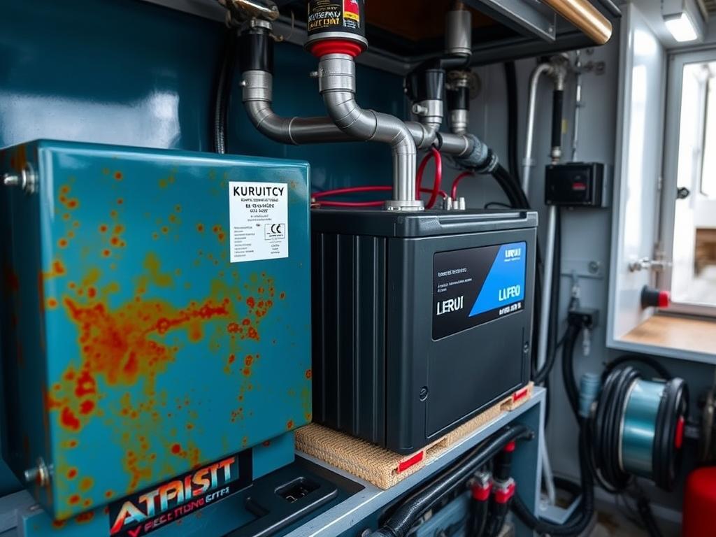 LiFePO4 BMS in marine environment with corrosion protection