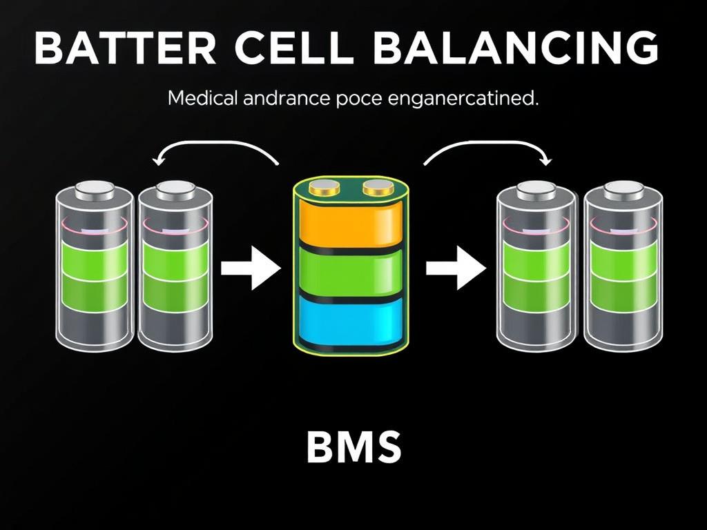 Battery cell balancing process visualization