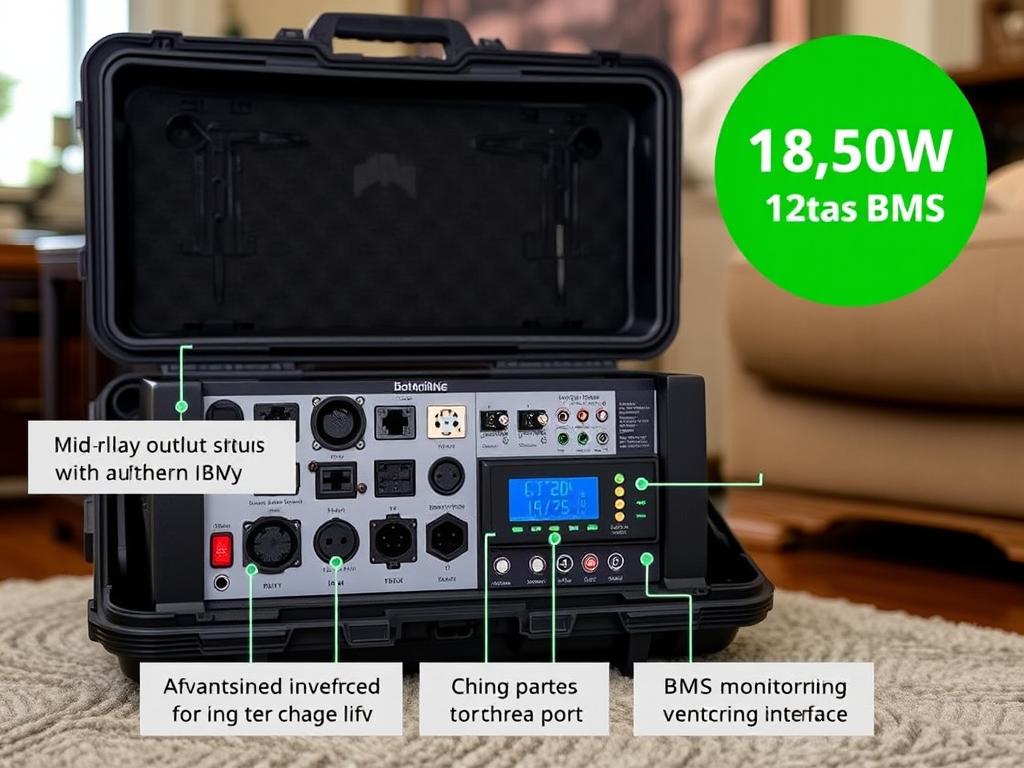 Mid-range 12V 170ah lithium battery system with advanced BMS