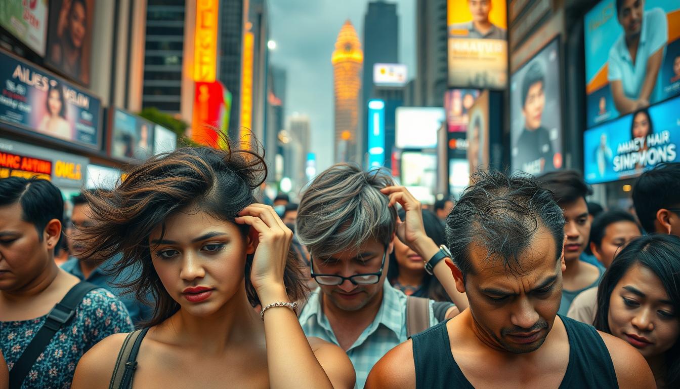 Singapore hair problems