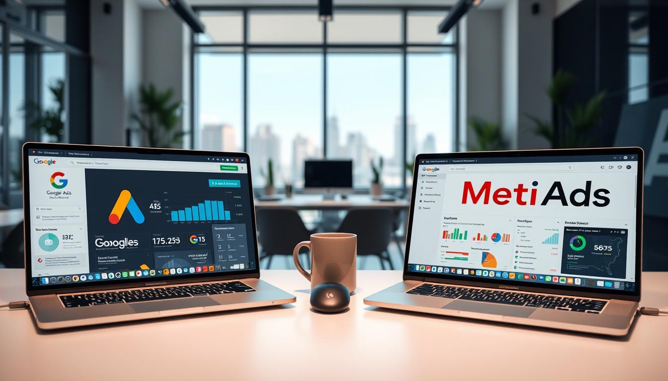 What is the difference between Google ads and meta ads?