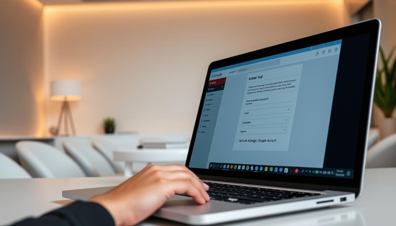 Google AdSense account setup steps