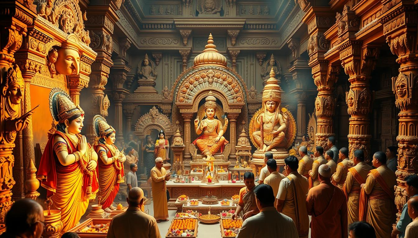 विभिन्न देवताओं की पूजा