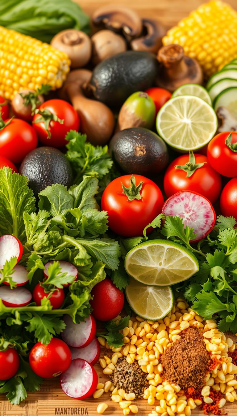Seasonal Vegetables for Tacos