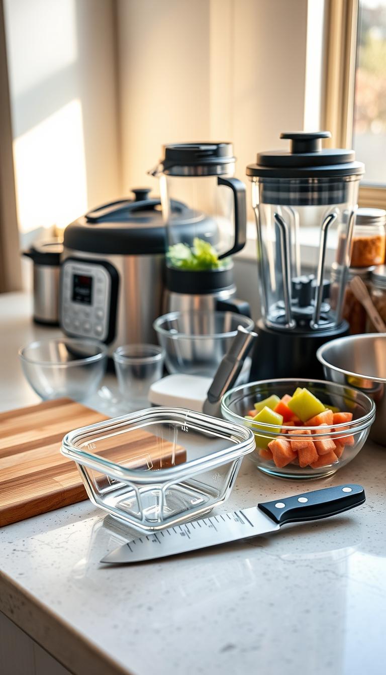 meal prepping kitchen tools