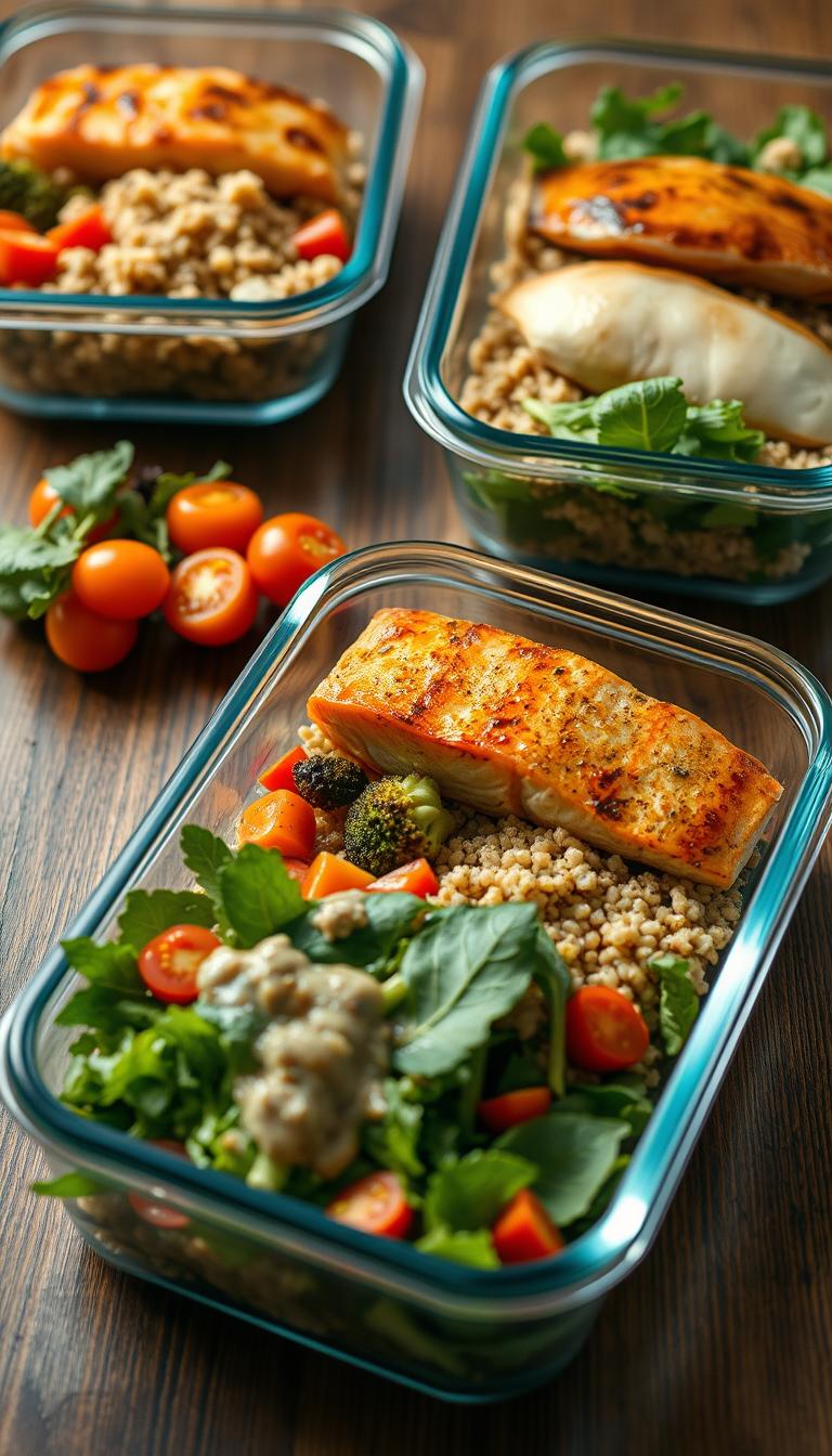 healthy dinner meal prep
