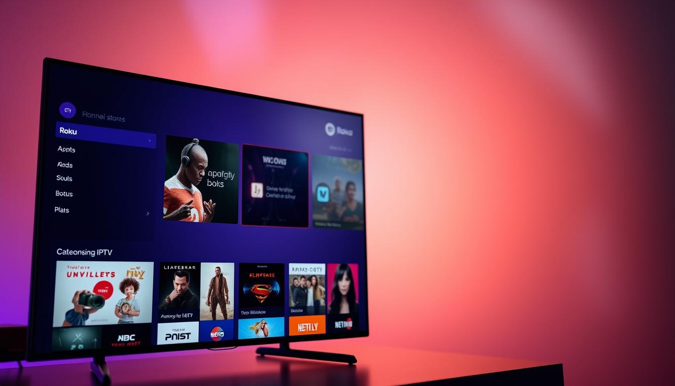 Roku channel store navigation for IPTV apps