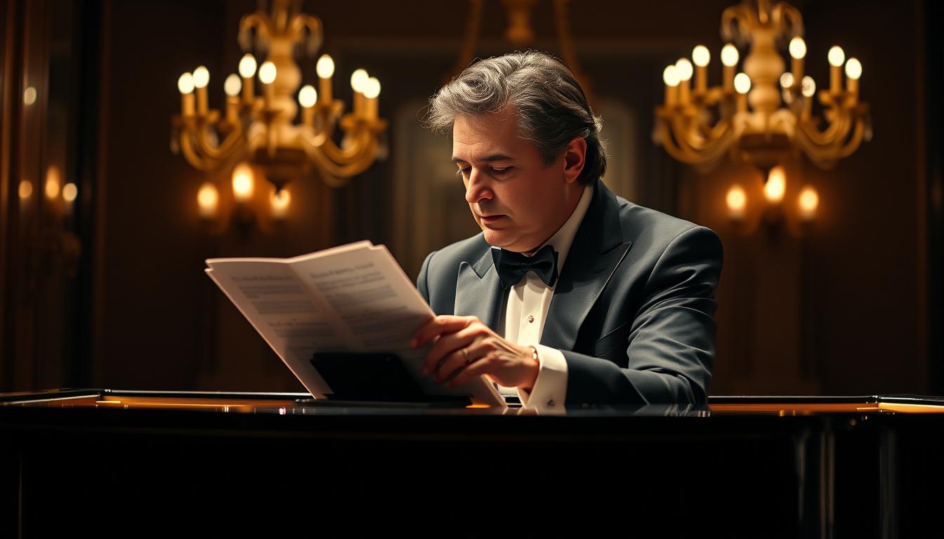 Andrea Bocelli am Piano