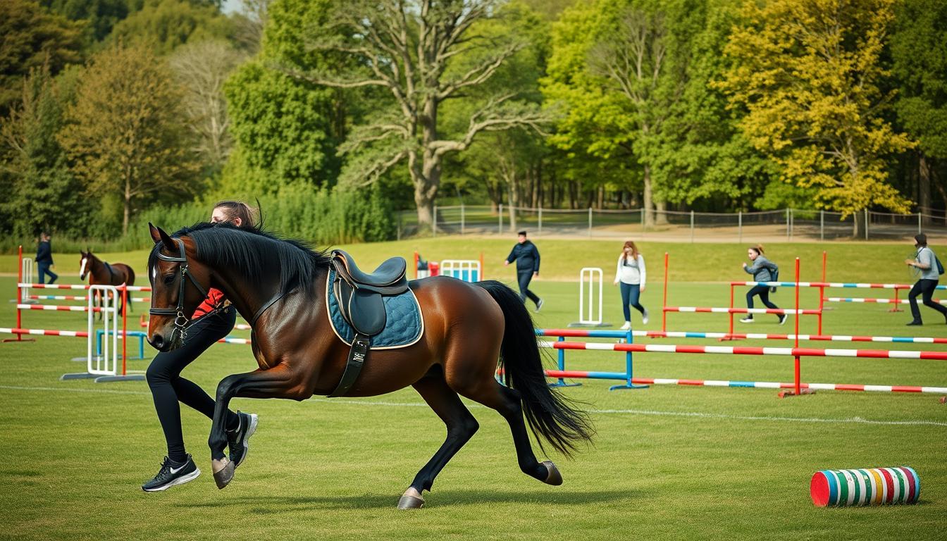 parcours d'entraînement hobby horse
