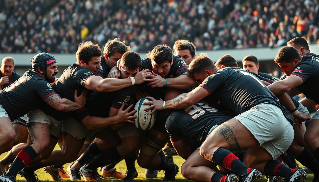 rugby à7 mêlée