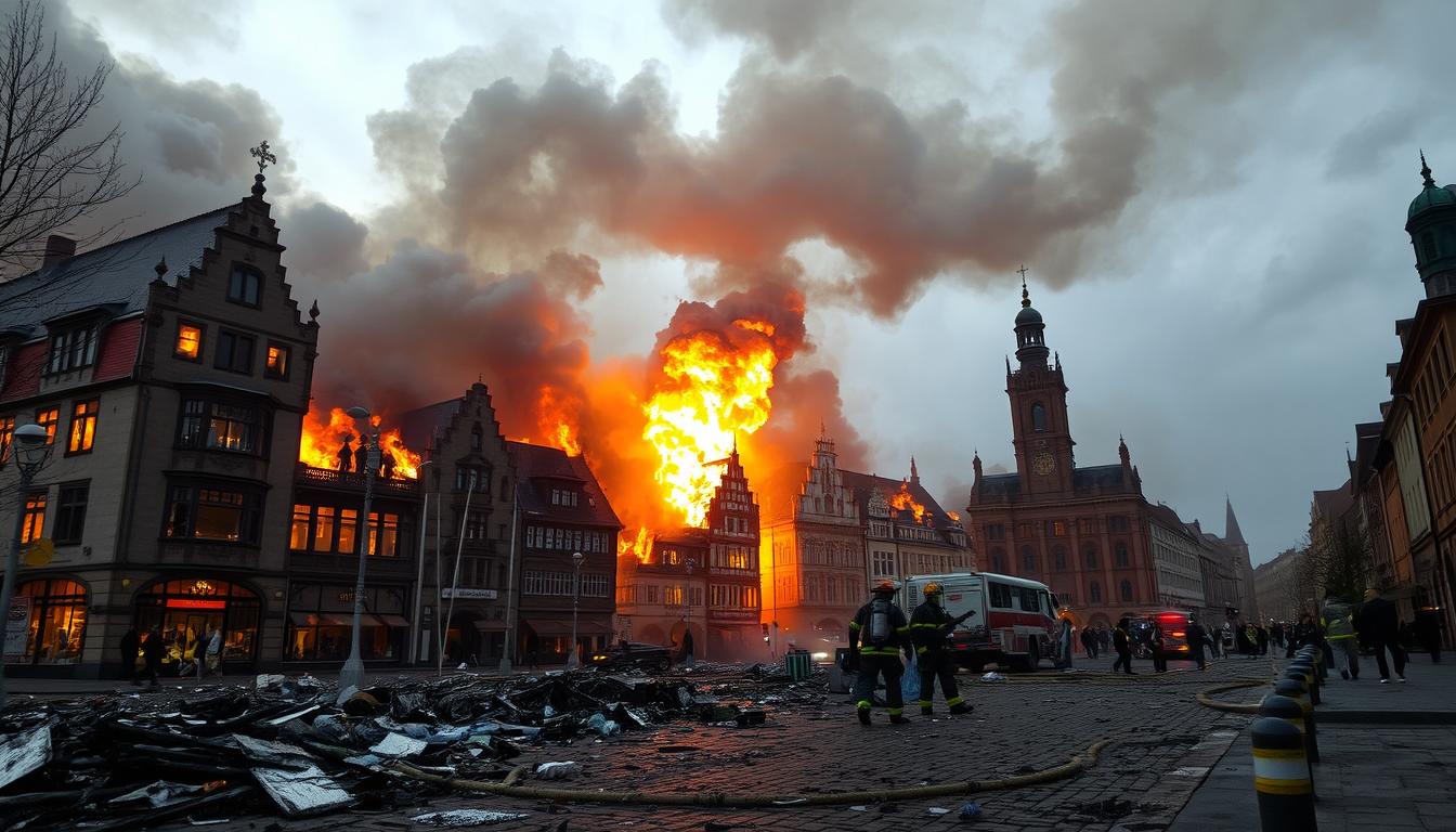 Großbrand Aschaffenburg