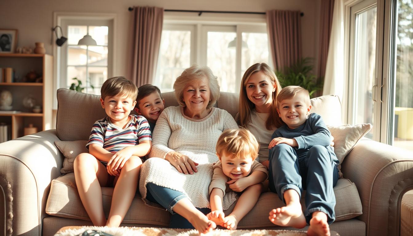 Margie Willett mit Familie