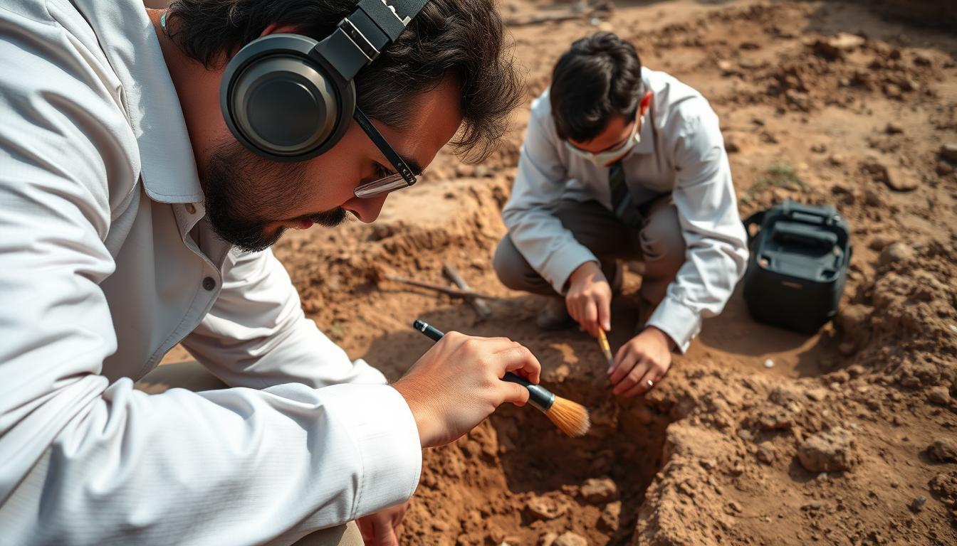 Modern archaeological techniques being used to study Harappan sites, including remote sensing and DNA analysis