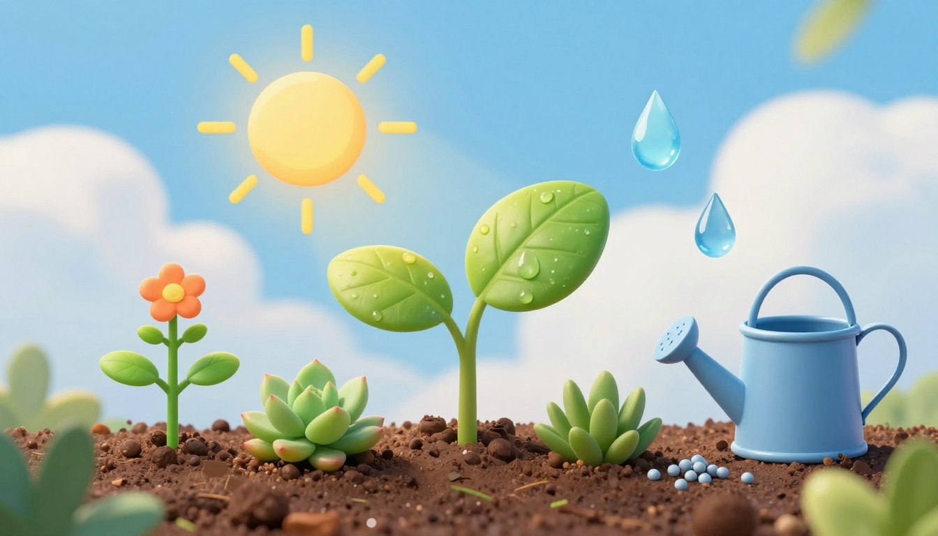 ¿Qué necesita una planta para vivir?