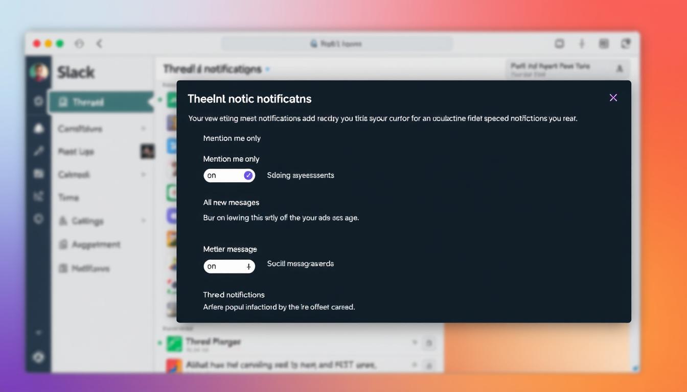 slack スレッド メンションなし 通知