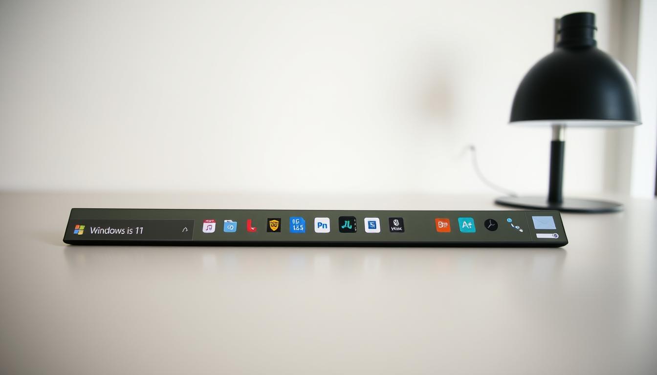 windows 11 タスクバー 横