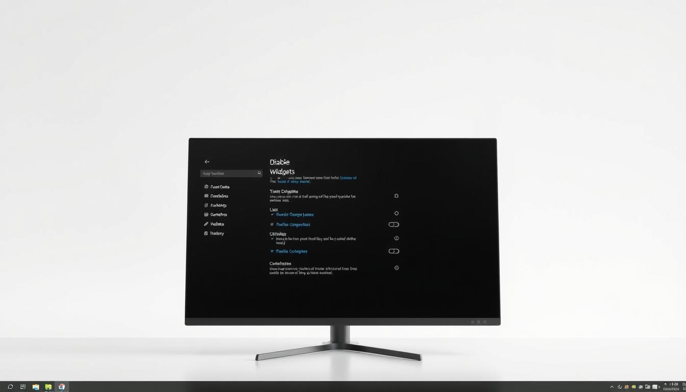 windows11 ウィジェット 消す