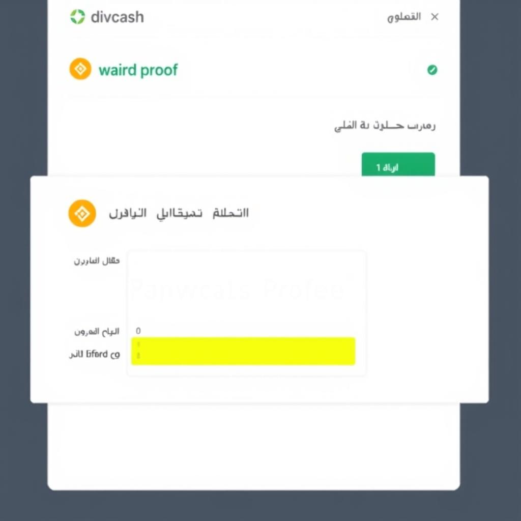 إثبات سحب من تطبيق الربح من تطبيق divcash