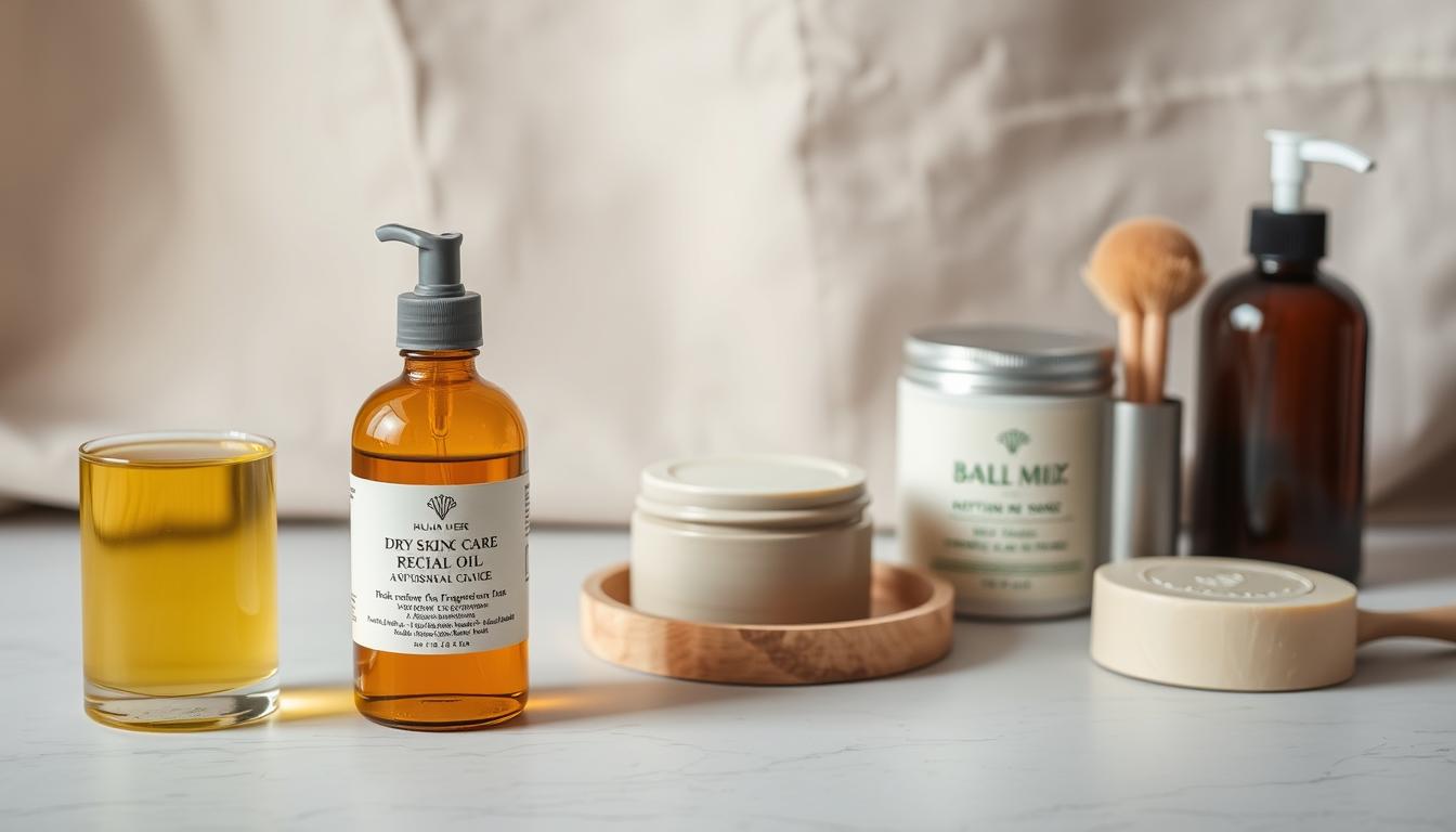 Skincare routine for dry skin on a budget
