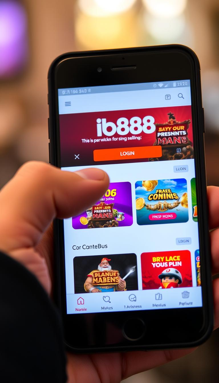 แอปพลิเคชันมือถือของ ib888 ที่ใช้งานง่ายบนสมาร์ทโฟน