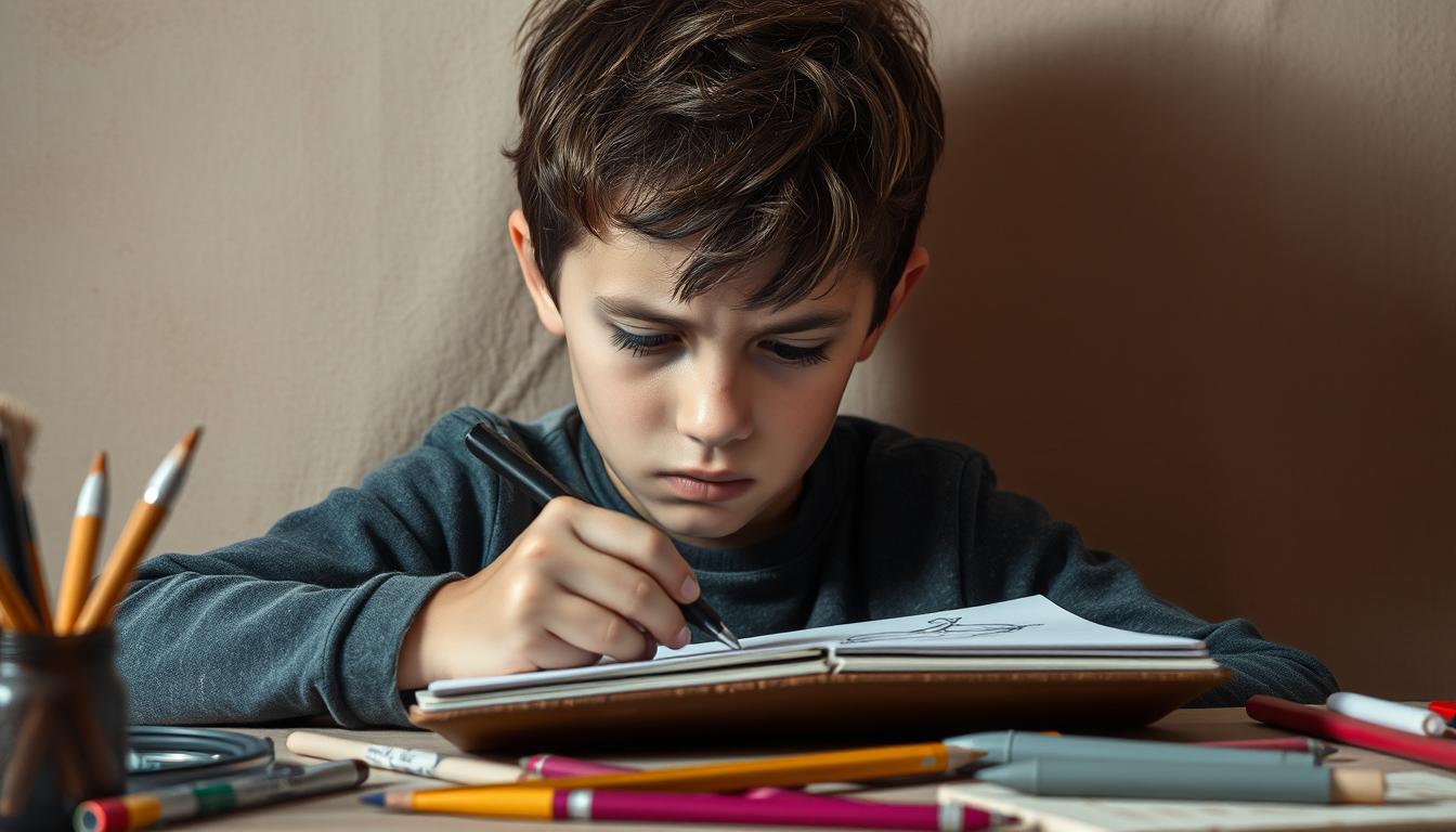 sketching and autism