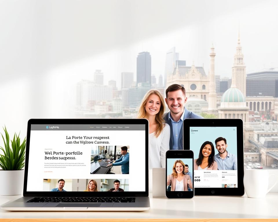 Web design portfolio success story