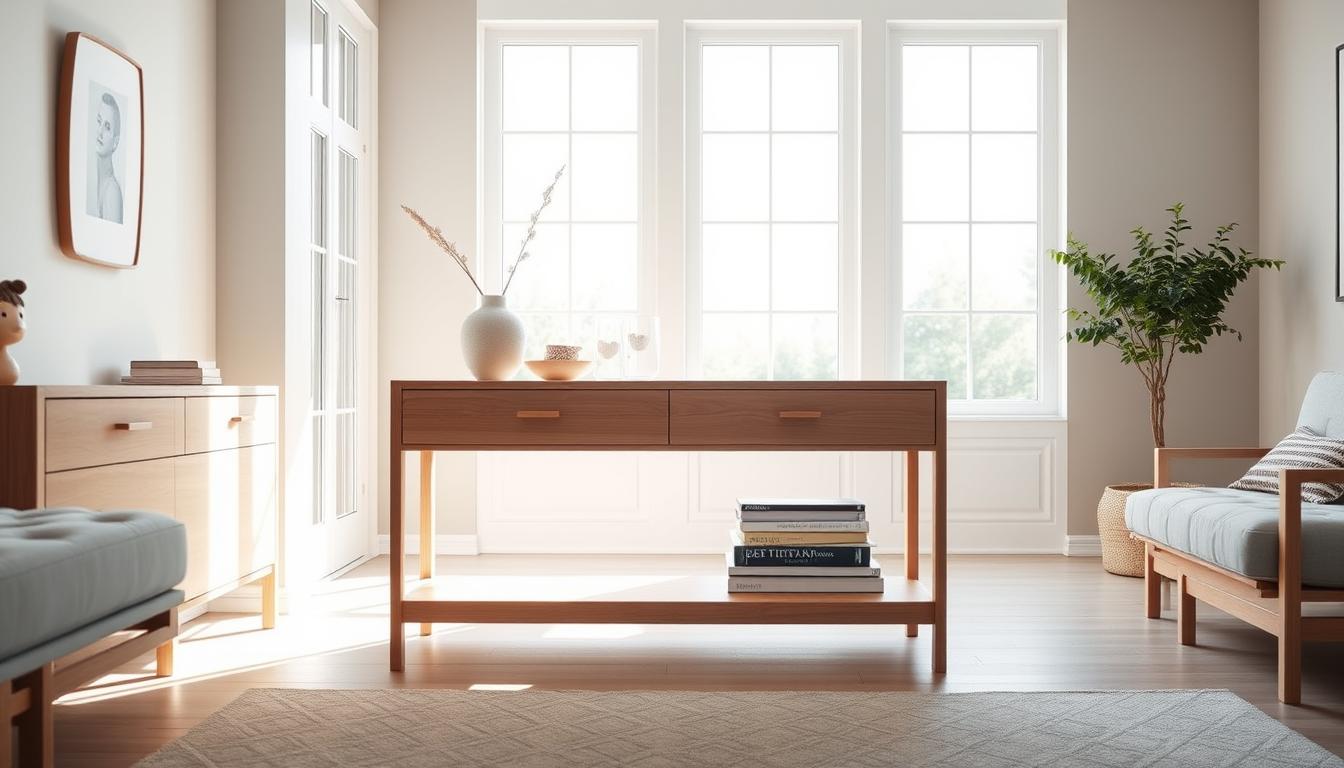 Scandinavian minimalist furniture