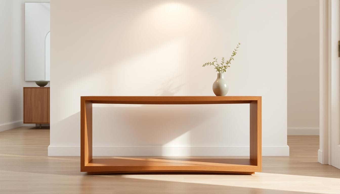 minimal entryway table quality craftsmanship