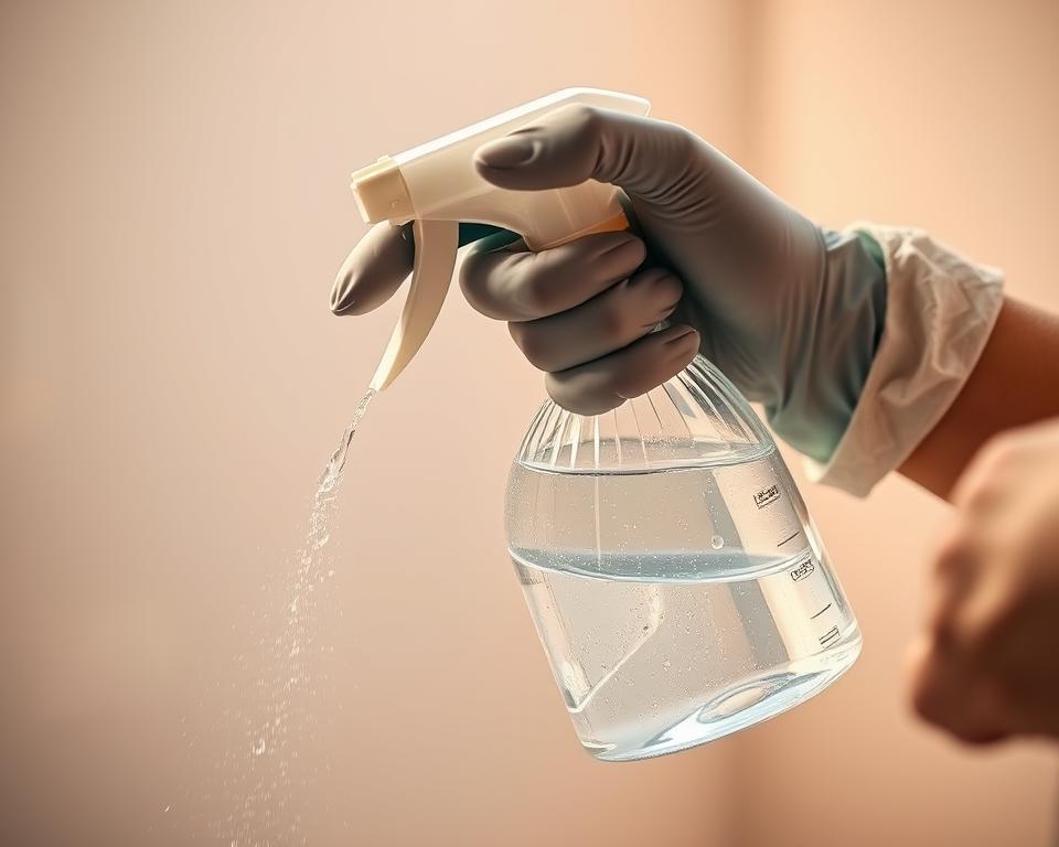 safe disinfectant application