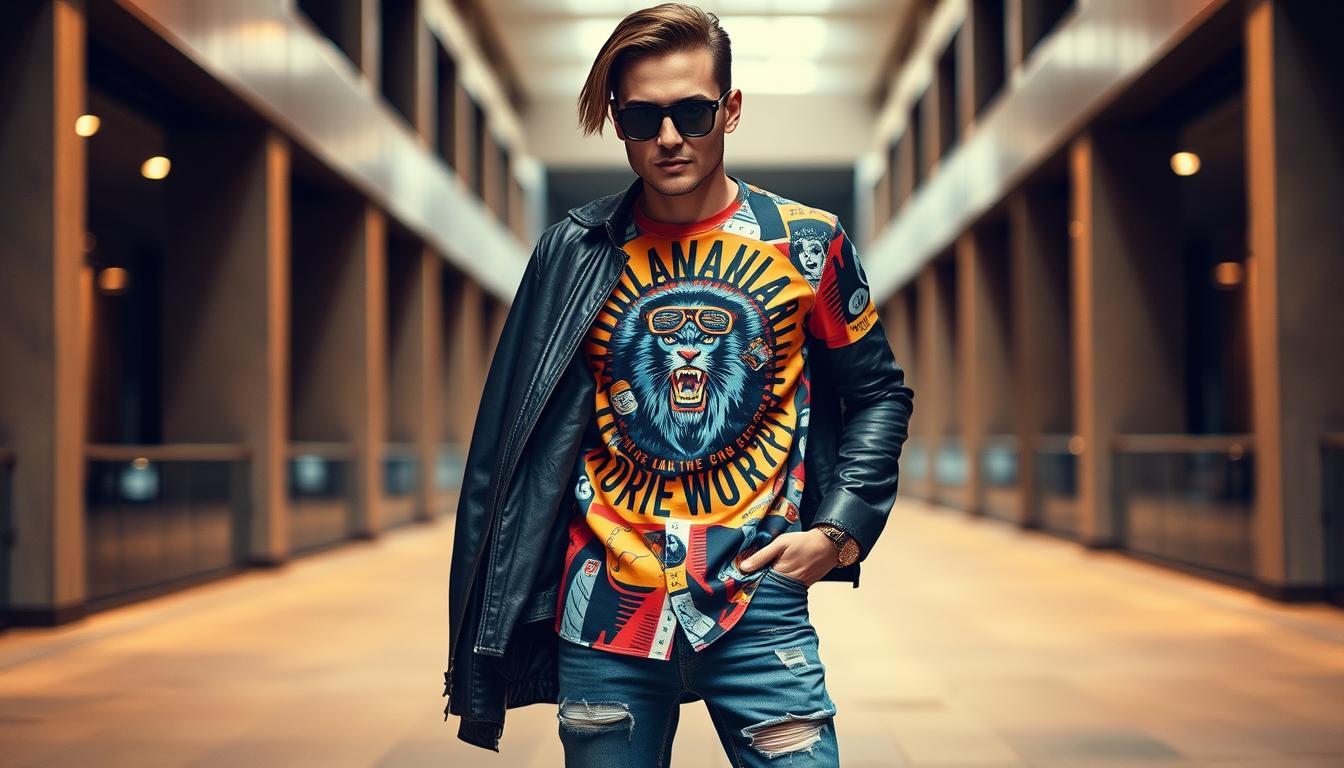 creative shirt outfit