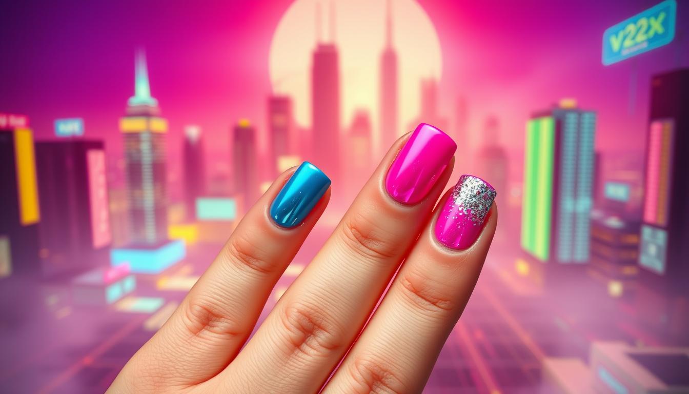 Y2K Inspired Short Junk Nails