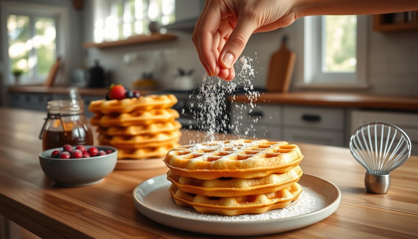 protein waffles preparation