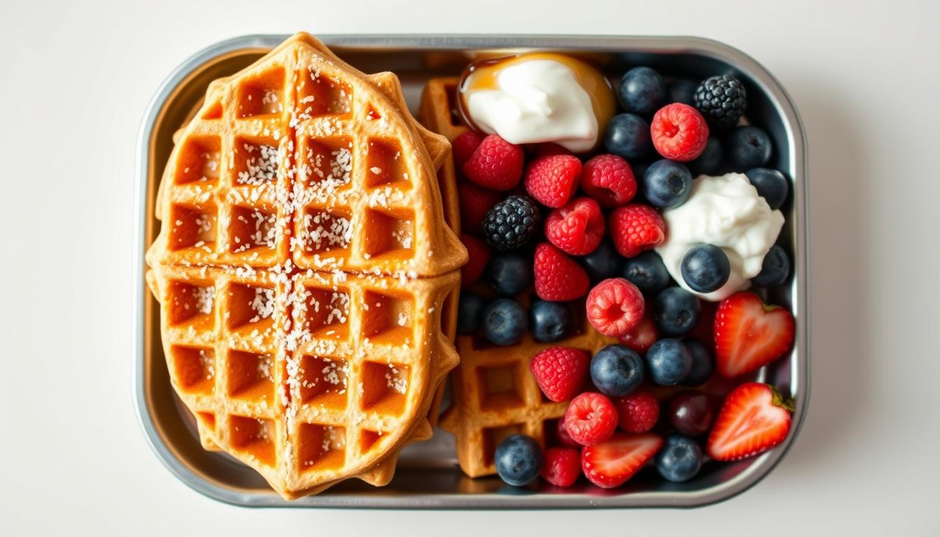protein waffles meal prep