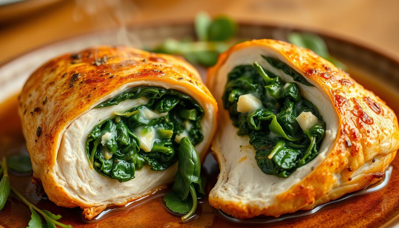 spinach stuffed chicken oven baked