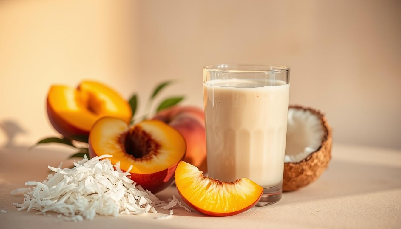 peach coconut smoothie ingredients