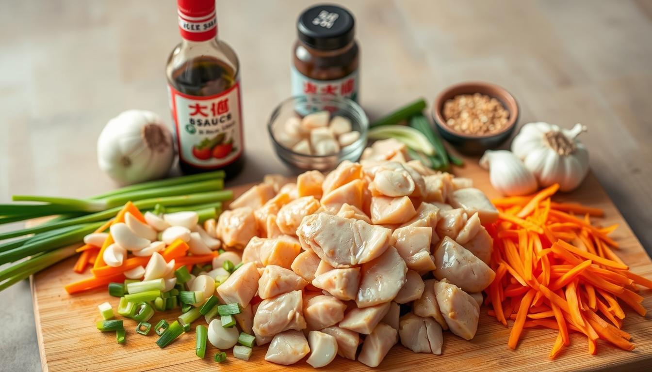 Mongolian Chicken ingredients